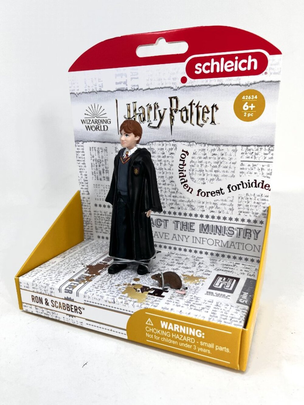 NEW Schleich 42634 RON & SCABBERS Wizarding World Harry Potter